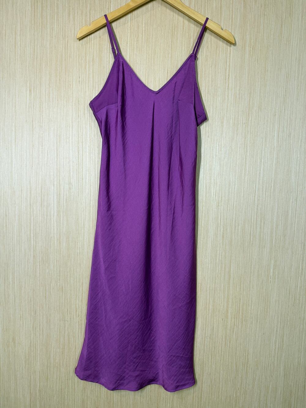 A New Day Plum Purple Slip Dress Womens Size Small Fairy Feminine